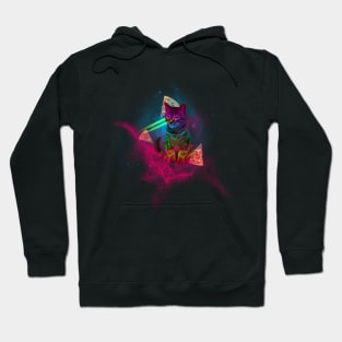 Pizza Space Cat Hoodie